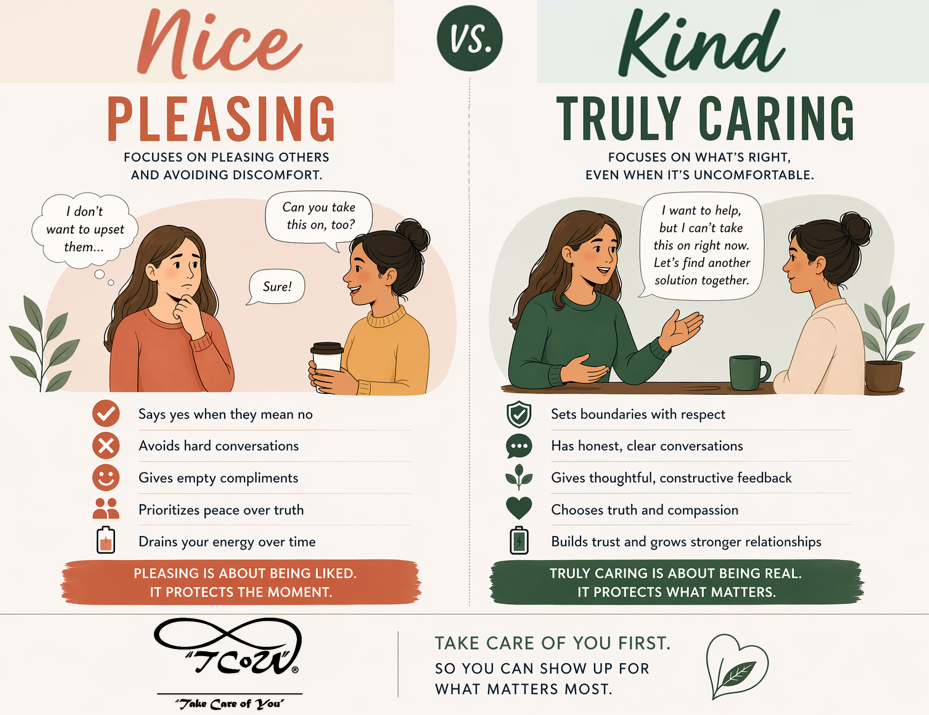 Kind vs. Nice — Take Care of You First