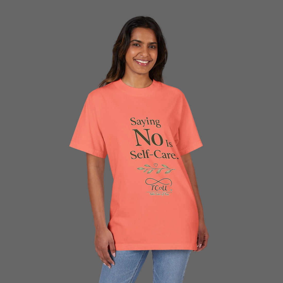 Saying No Is Self-Care T-shirt — Mindful Self-Love Graphic T-Shirt