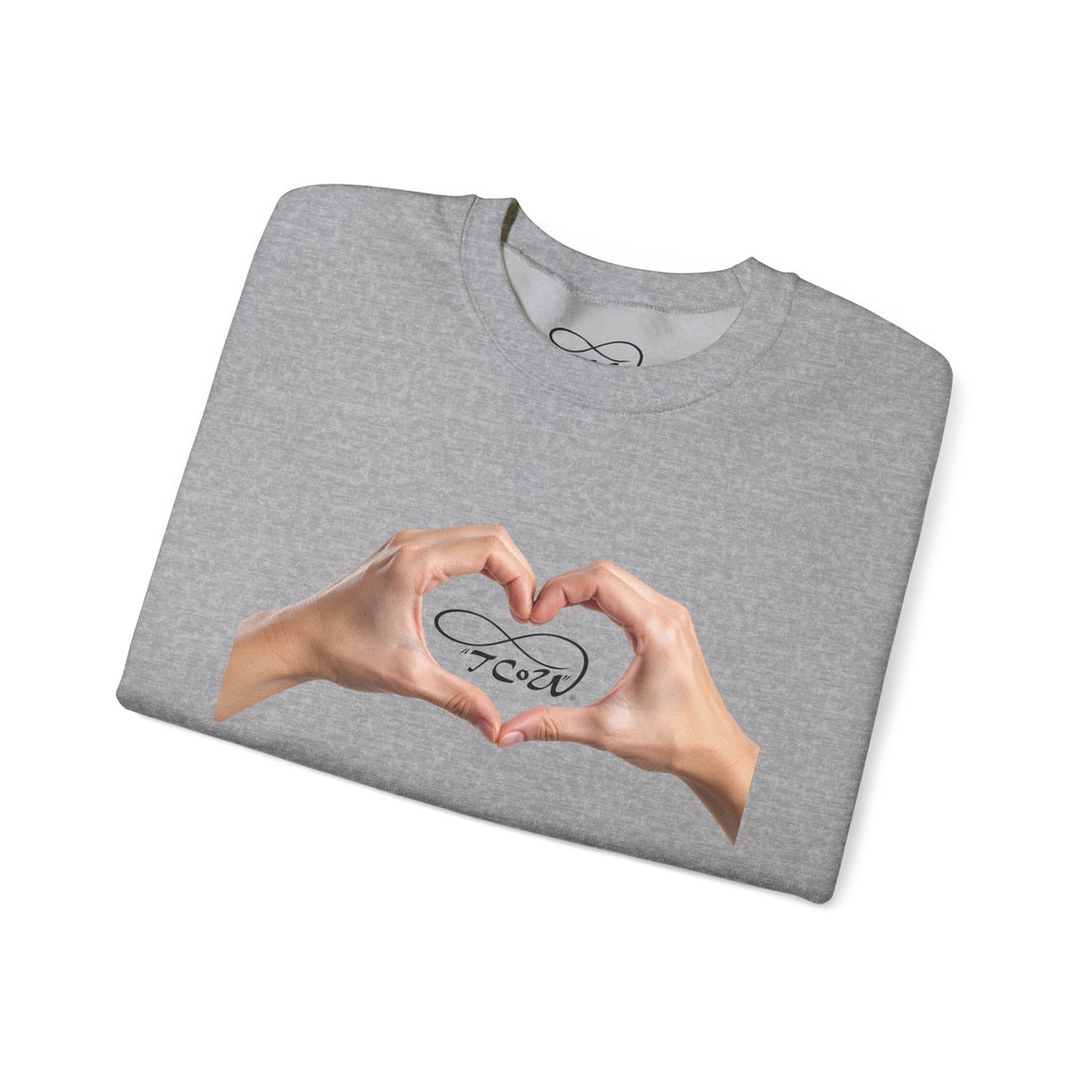 Crewneck Sweatshirt "I (heart) you" — Take Care of You