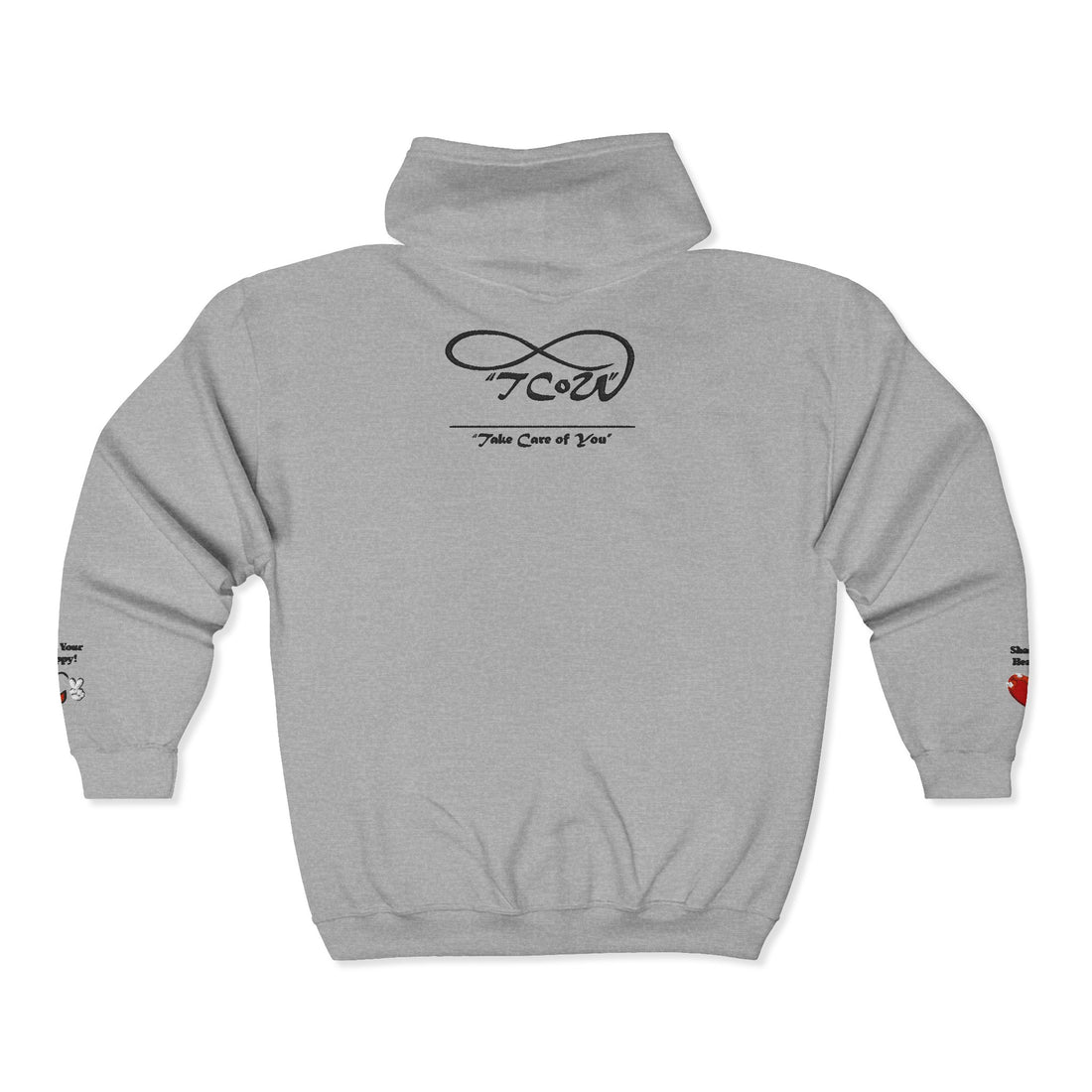 TCoU-Take Care of You, Full Zip Sweatshirt, Unisex Heavy Blend™ (cotton/polyester blend)