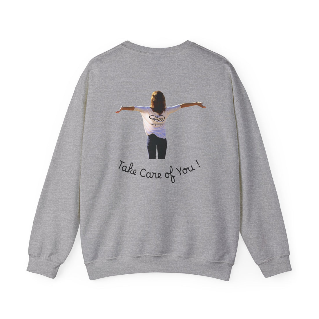 Crewneck Sweatshirt "I (heart) you" — Take Care of You