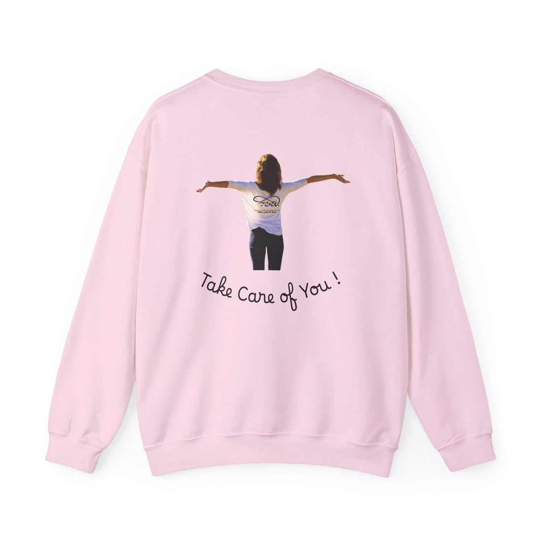 Crewneck Sweatshirt "I (heart) you" — Take Care of You