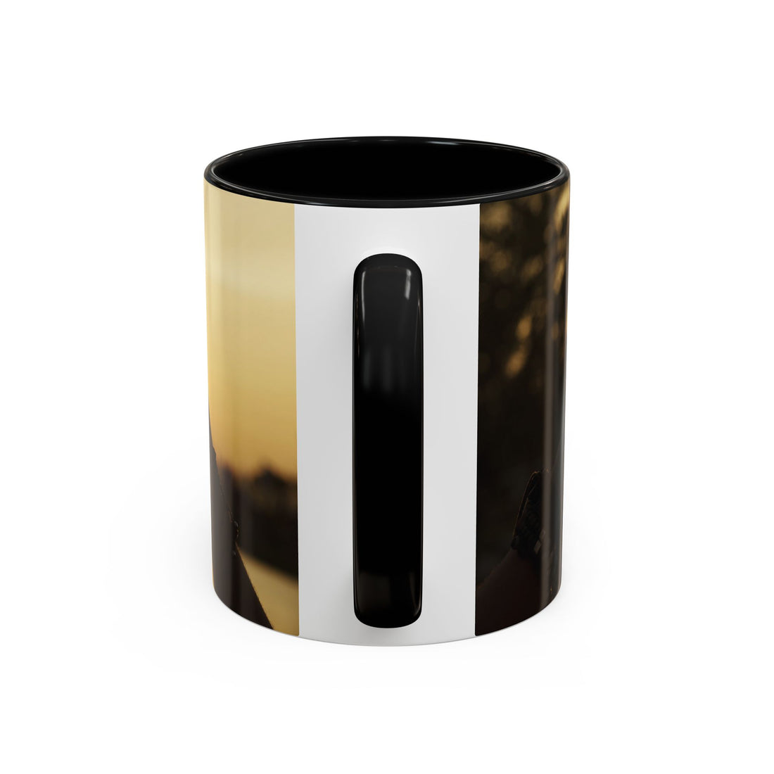 TCoU--Take Care of You -- Love Heart Sunset Accent Coffee Mug – Perfect to start your Morning choose from 11/15 oz. and many colors