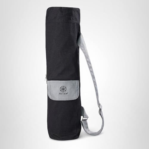 Yoga Mat Bag, Full-Zipper Yoga Mat Carrier with Adjustable Strap, Front & Exterior Phone Pocket with Earbuds Slit, Gaiam Cargo, TCoU Recommendations from Amazon Products