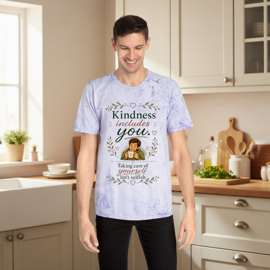 "Kindness Includes You, be kind" Self-Care, Unisex Graphic T-Shirt