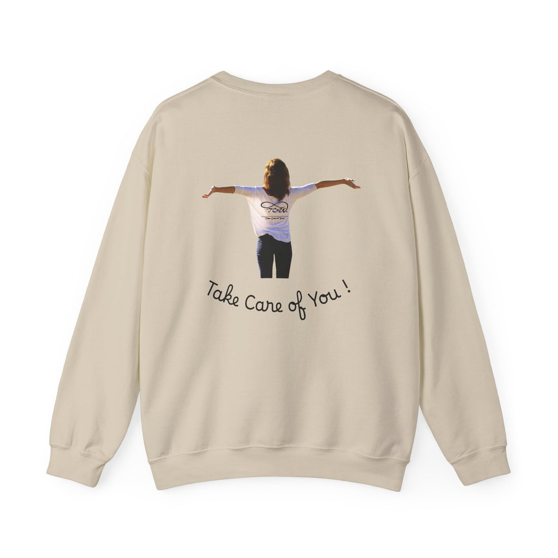 Crewneck Sweatshirt "I (heart) you" — Take Care of You