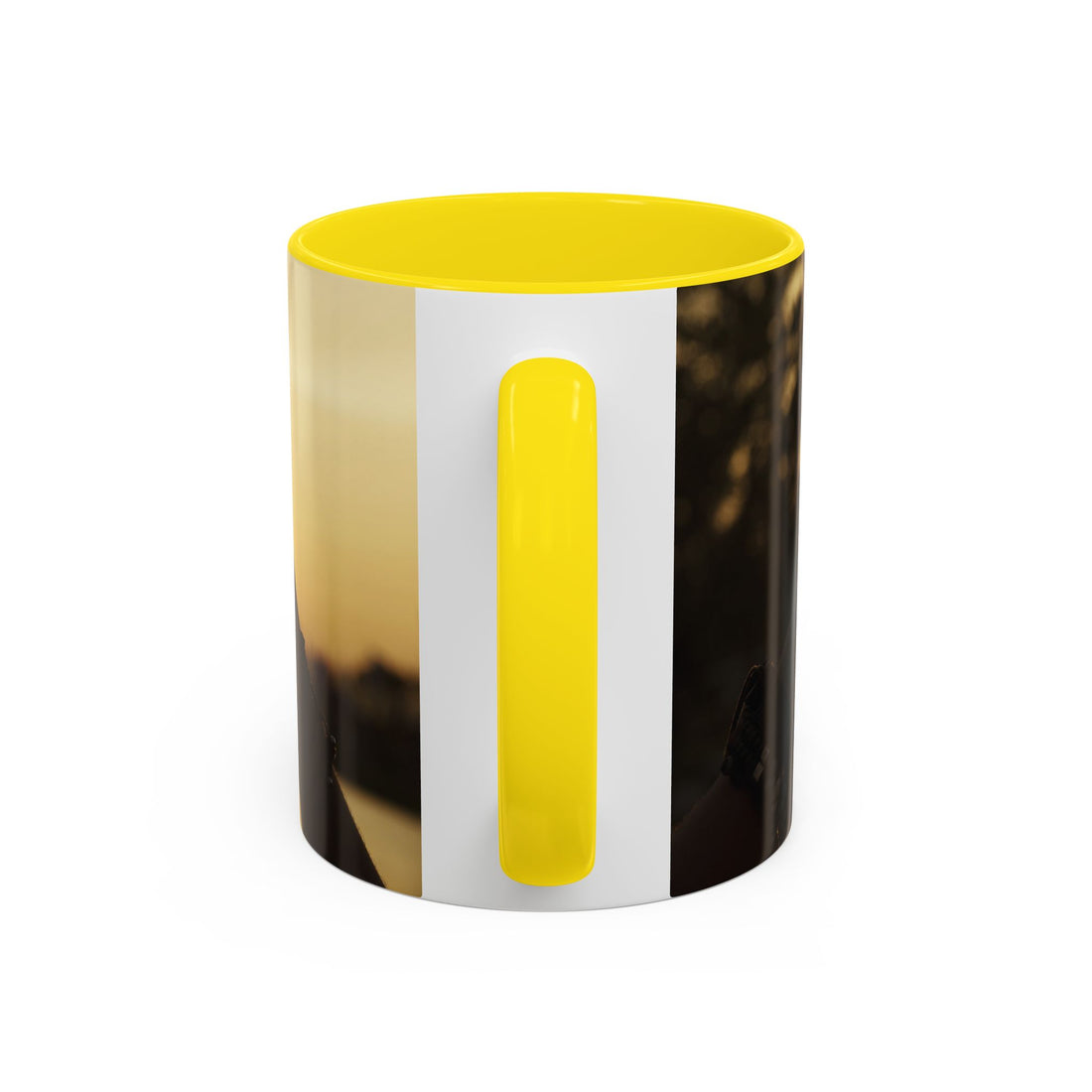 TCoU--Take Care of You -- Love Heart Sunset Accent Coffee Mug – Perfect to start your Morning choose from 11/15 oz. and many colors