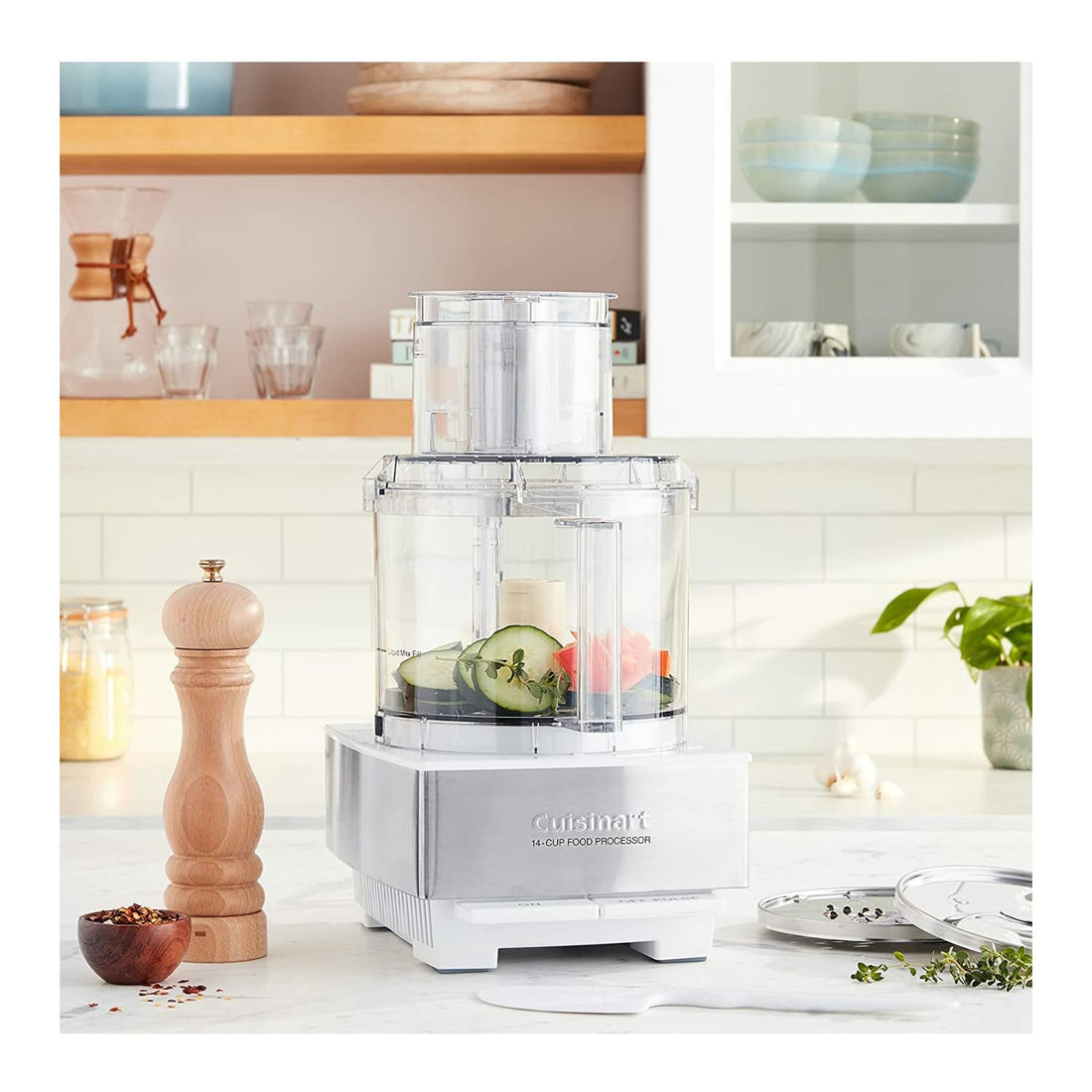 Cuisinart Food Processor, 14-Cup Vegetable Food Chopper for Mincing, Dicing, Shredding, Puree & Kneading Dough, 720-Watt Motor, Stainless Steel, DFP-14BCNY,TCoU Recommendations from Amazon Products