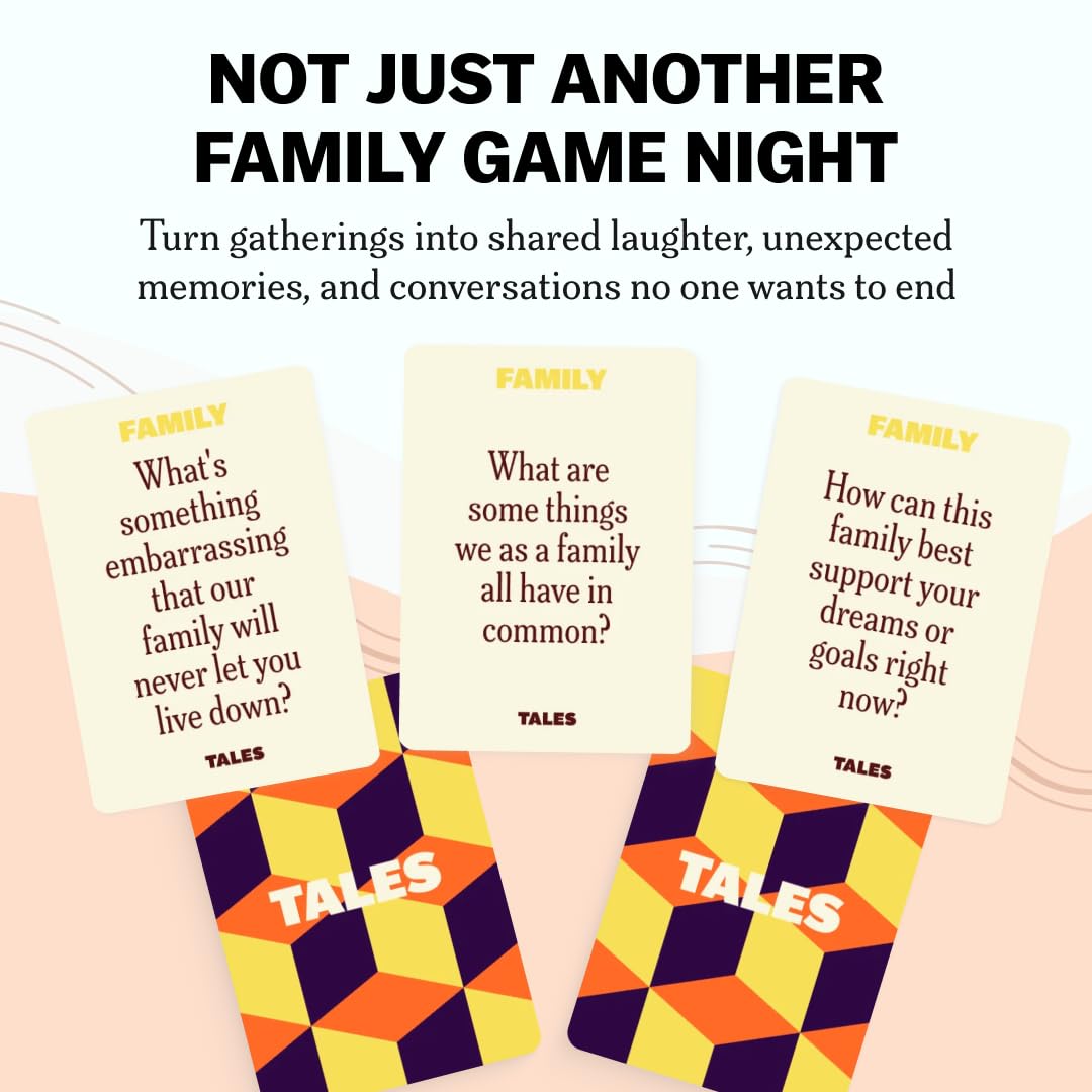 Party game--TALES 150 Life Story Interview Kit, Conversation Cards, for Grandparents, Parents, Families, Adults, Game Night, Road Trips, Dinner Table, Getting to Know You (New Edition), TCoU Recommendations from Amazon Products