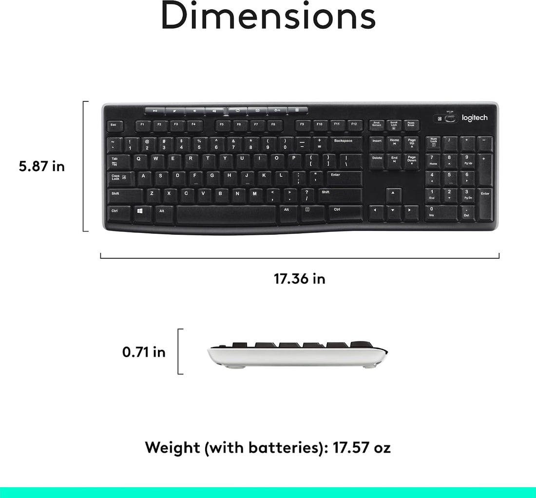 XX-Shop Amazon Products-TCoU affiliate--Logitech MK270 Full Size Wireless Keyboard and Mouse Combo - Black