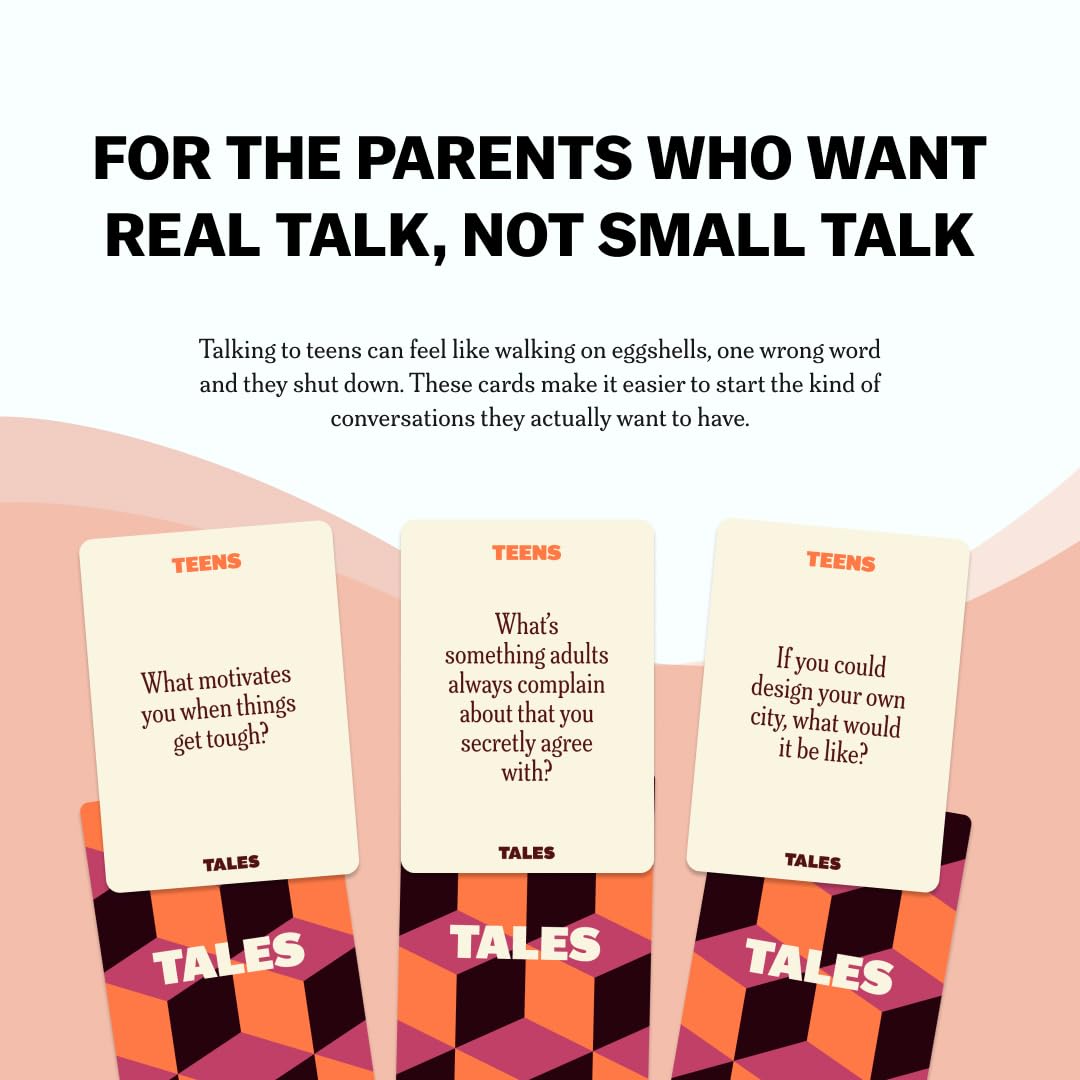 Party game--TALES 150 Life Story Interview Kit, Conversation Cards, for Grandparents, Parents, Families, Adults, Game Night, Road Trips, Dinner Table, Getting to Know You (New Edition), TCoU Recommendations from Amazon Products
