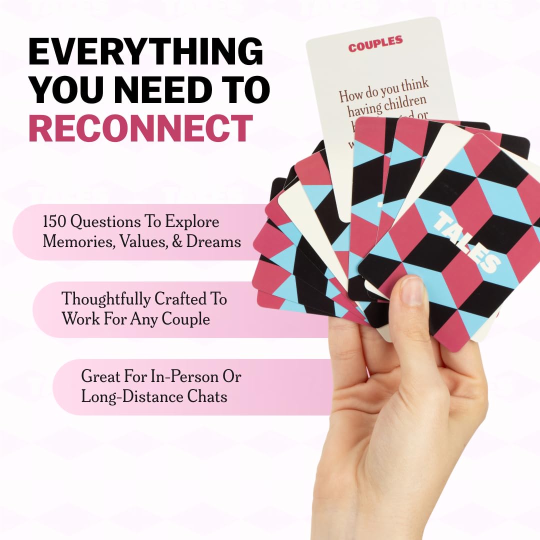 Party game--TALES 150 Life Story Interview Kit, Conversation Cards, for Grandparents, Parents, Families, Adults, Game Night, Road Trips, Dinner Table, Getting to Know You (New Edition), TCoU Recommendations from Amazon Products