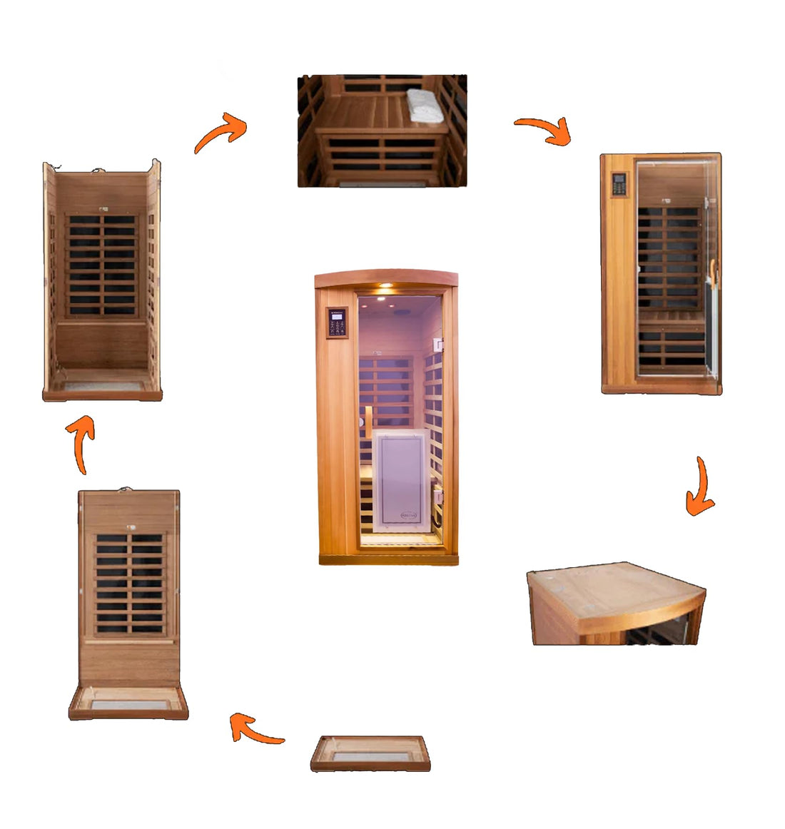 Home Sauna--Smart APP Control 2-3 Person Ultra Low EMF (0-5mG) Far Infrared Sauna for Home, 1520W Hemlock Wood Sauna Room with Bluetooth Speaker & Chromotherapy Lights, LCD Touch Panel, Constant Temperature Cover-TCoU Recommendations from Amazon Products