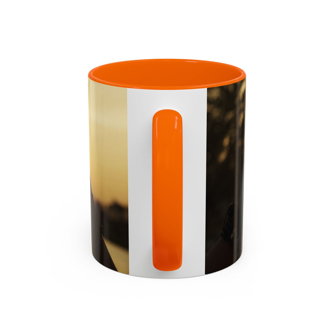 TCoU--Take Care of You -- Love Heart Sunset Accent Coffee Mug – Perfect to start your Morning choose from 11/15 oz. and many colors