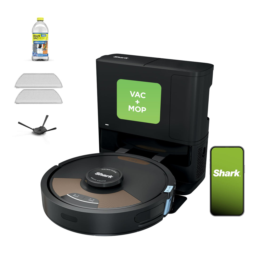XX-Shop Amazon Products-TCoU affiliate--Shark AV2511AE AI Ultra Robot Vacuum, Black/Silver, Carpet and Hard Floor