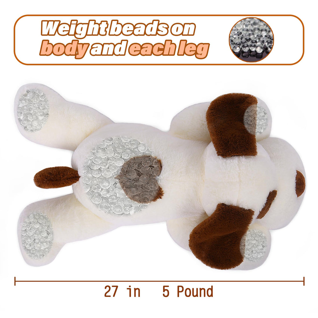 Get a Hug!! -- 5 lbs 24" Weighted Stuffed Animals, Panda Plushie, Cute Panda Weighted Plush Pillow, Giant Stuffed Animals for Kids & Adults alike!! TCoU Recommendations from Amazon Products
