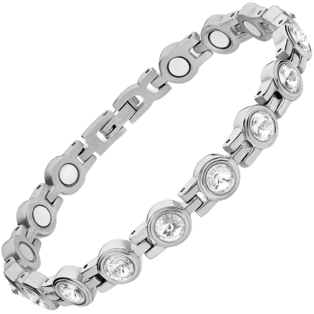 MagnetRX® Magnetic Bracelets for Women — Premium Four Leaf Clover Bracelet with Crystals and Ultra Strength Magnets — Adjustable Length with Included Sizing Tool (Gold), TCoU Recommendations from Amazon Products