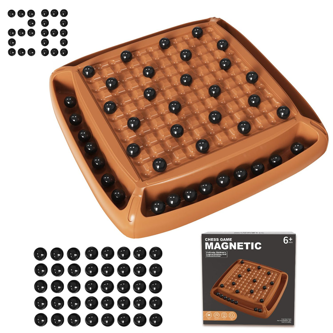Magnet Game, Family Games for Kids and Adults, Board Games for Kids 8-12, Magnetic Games Ideal for Family and Friend Game Night, 2-4 Players, ChristmasGifts for Grandkids Teen Boys Girls (28pcs) -- TCoU Recommendations from Amazon Products