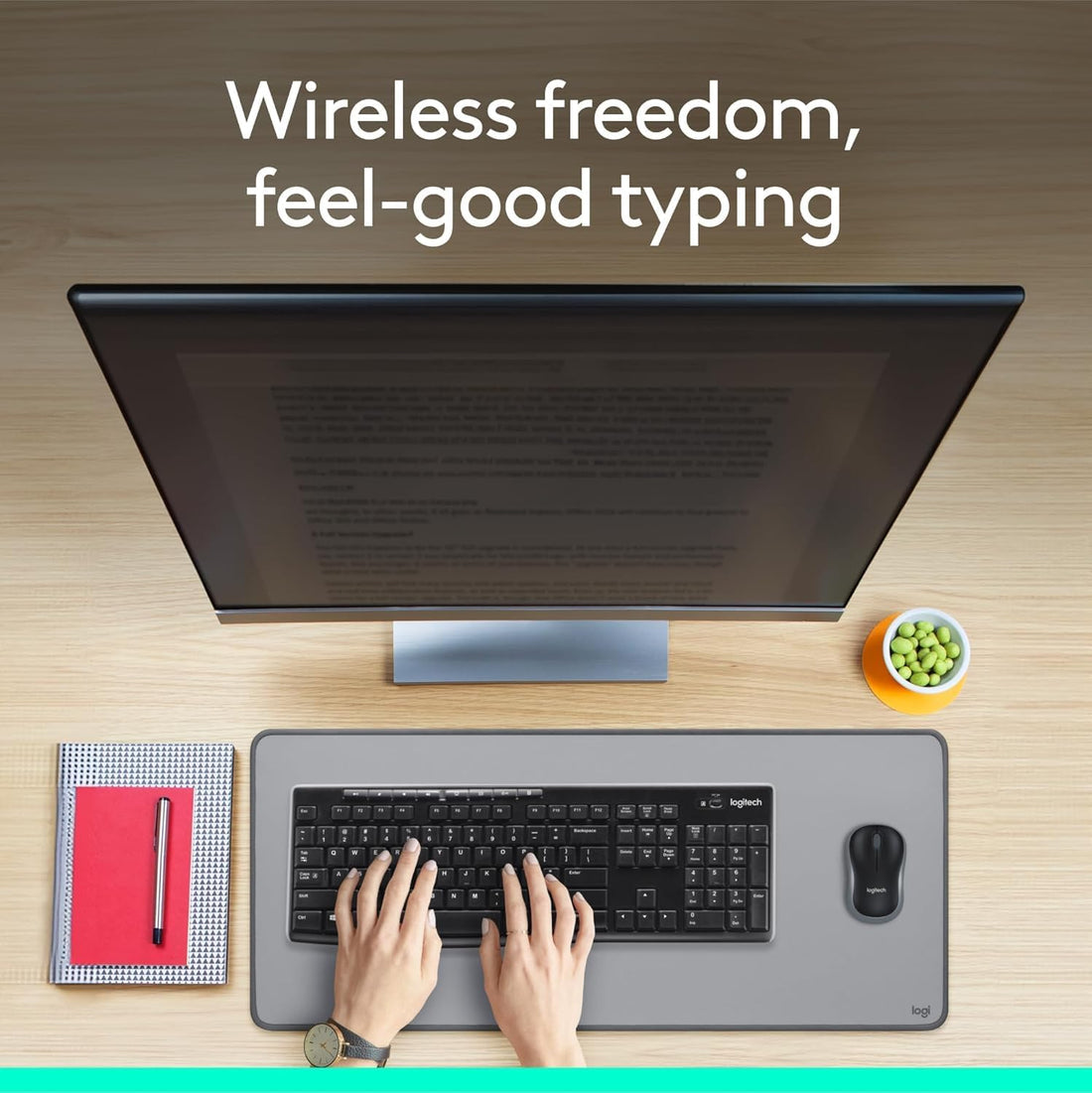 XX-Shop Amazon Products-TCoU affiliate--Logitech MK270 Full Size Wireless Keyboard and Mouse Combo - Black