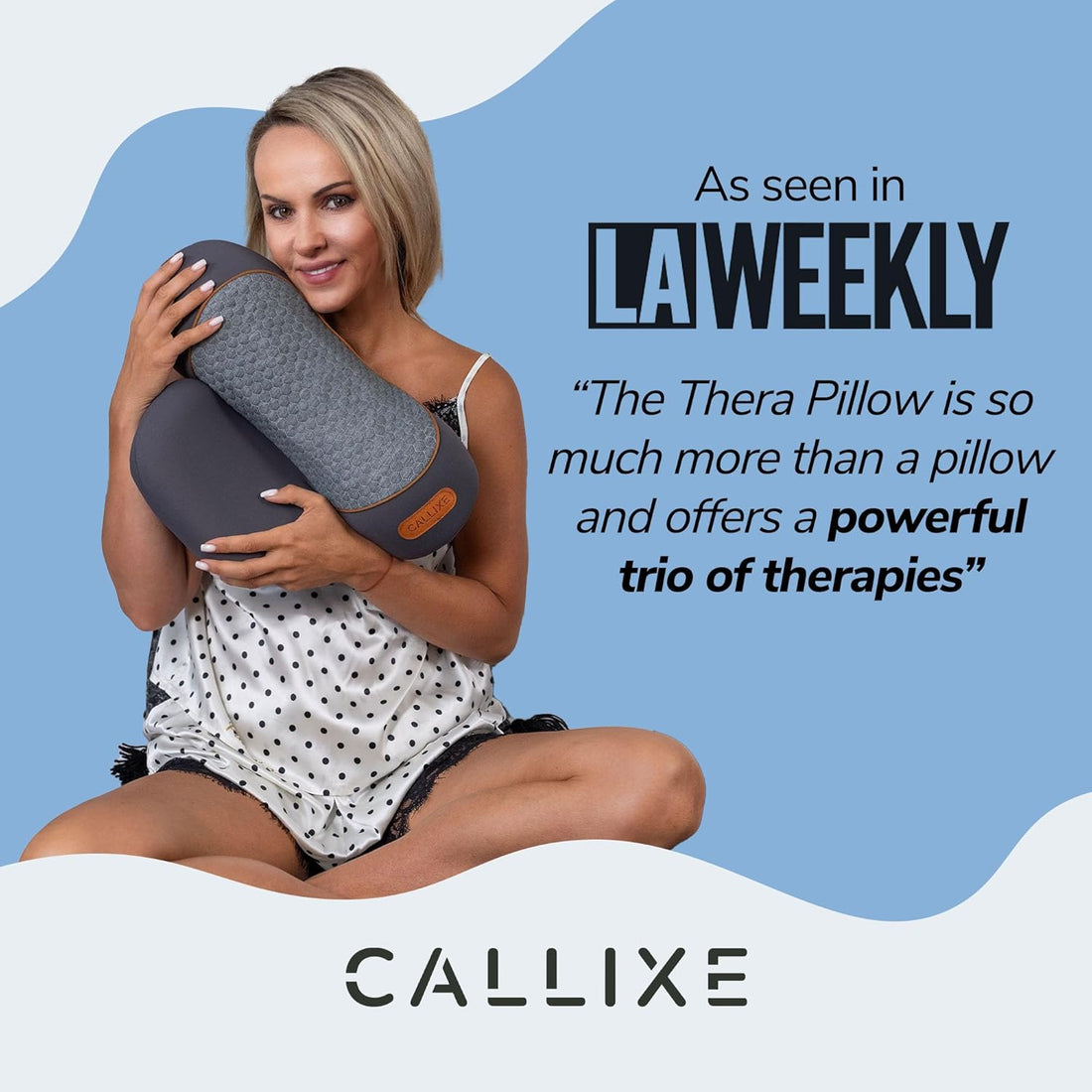 Original TheraPillow – 3-in-1 Neck Massager Pillow with Heat & Gentle Traction | Relaxing Neck & Shoulder Support with Vibration Massage, Wireless Design & USB-C Charging, TCoU Recommendations from Amazon Products