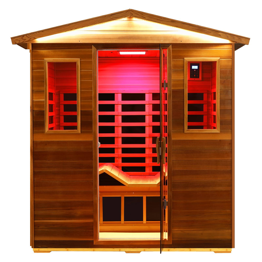 Home Sauna--Smart APP Control 2-3 Person Ultra Low EMF (0-5mG) Far Infrared Sauna for Home, 1520W Hemlock Wood Sauna Room with Bluetooth Speaker & Chromotherapy Lights, LCD Touch Panel, Constant Temperature Cover-TCoU Recommendations from Amazon Products
