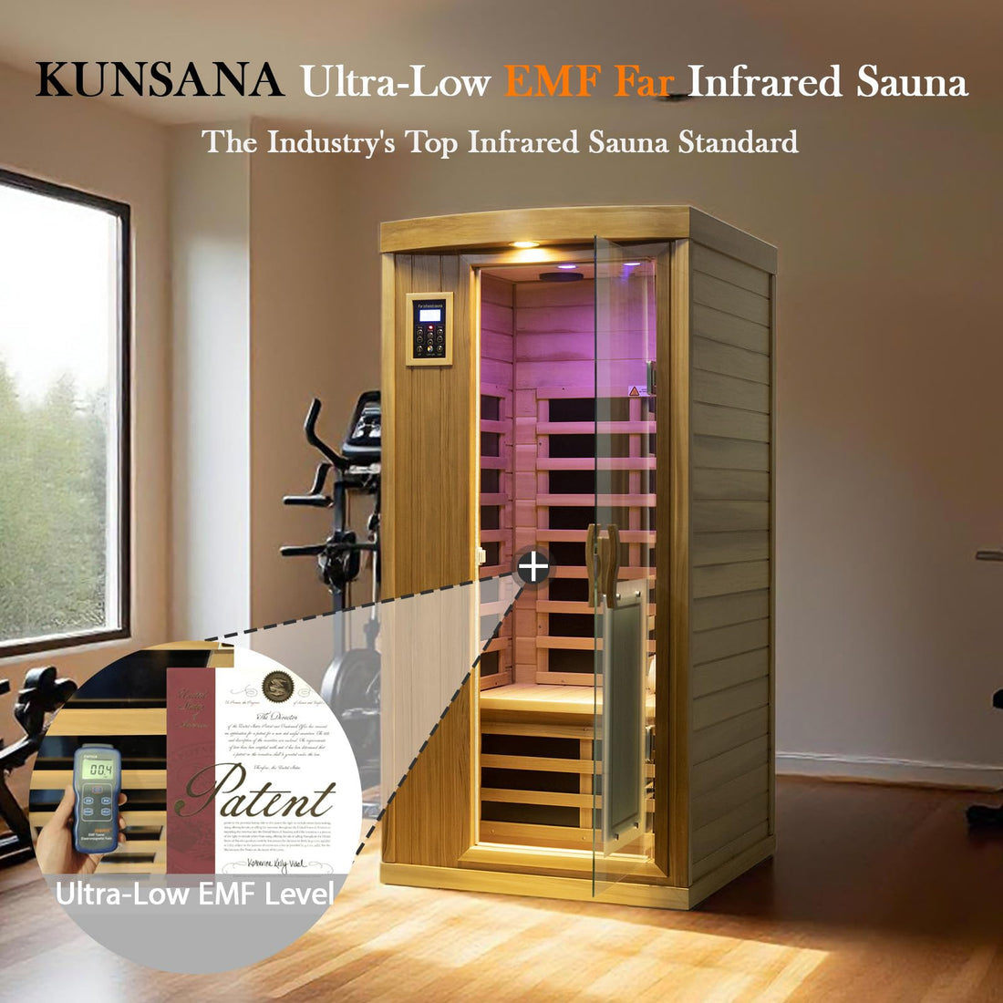 Home Sauna--Smart APP Control 2-3 Person Ultra Low EMF (0-5mG) Far Infrared Sauna for Home, 1520W Hemlock Wood Sauna Room with Bluetooth Speaker & Chromotherapy Lights, LCD Touch Panel, Constant Temperature Cover-TCoU Recommendations from Amazon Products