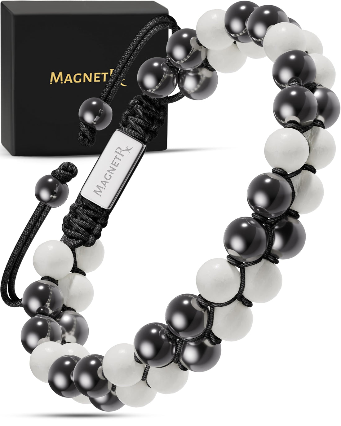 Copper Jewelry--MagnetRX® Magnetic Bracelets for Men & Women – MAX Strength Magnetic Hematite & Copper Bracelet with 8mm Solid Copper Beads (Double Copper), TCoU Recommendations from Amazon Products