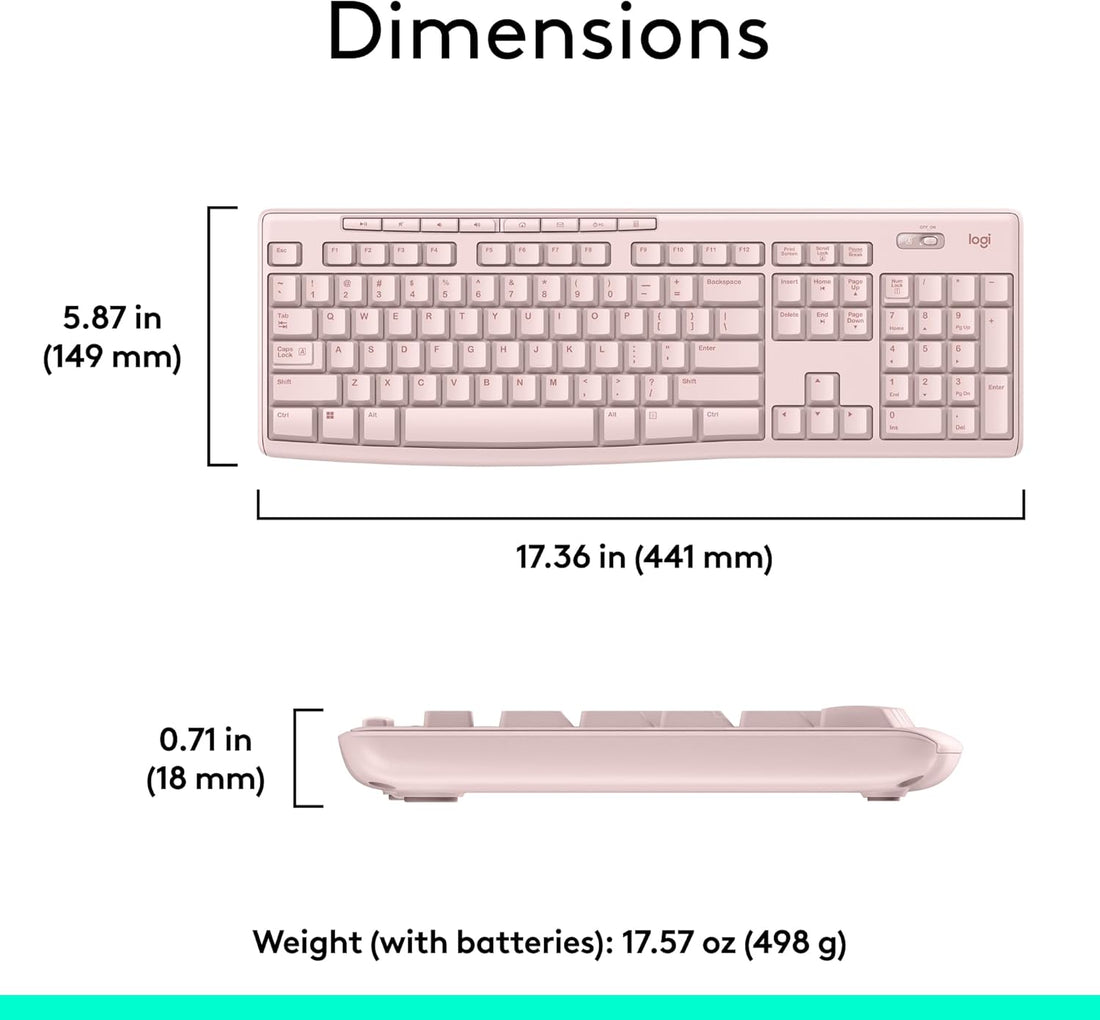 XX-Shop Amazon Products-TCoU affiliate--Logitech MK270 Full Size Wireless Keyboard and Mouse Combo - Black