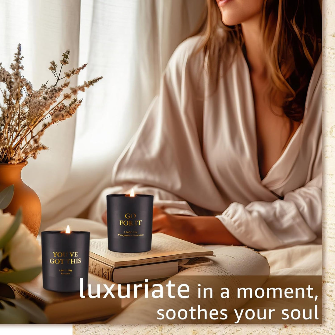 Candles--10 Pcs Motivational Aromatherapy Scented Candles Soy Wax Candles with Essential Oils Inspirational 4.4oz Scented Candle Return Gifts Bulk for Women Mother Teacher Employee Birthday Mother's Day, TCoU Recommendations from Amazon Products