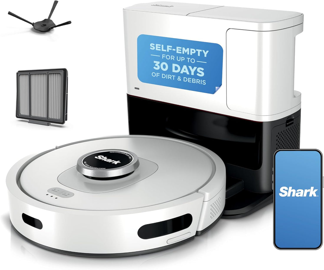 XX-Shop Amazon Products-TCoU affiliate--Shark AV2511AE AI Ultra Robot Vacuum, Black/Silver, Carpet and Hard Floor