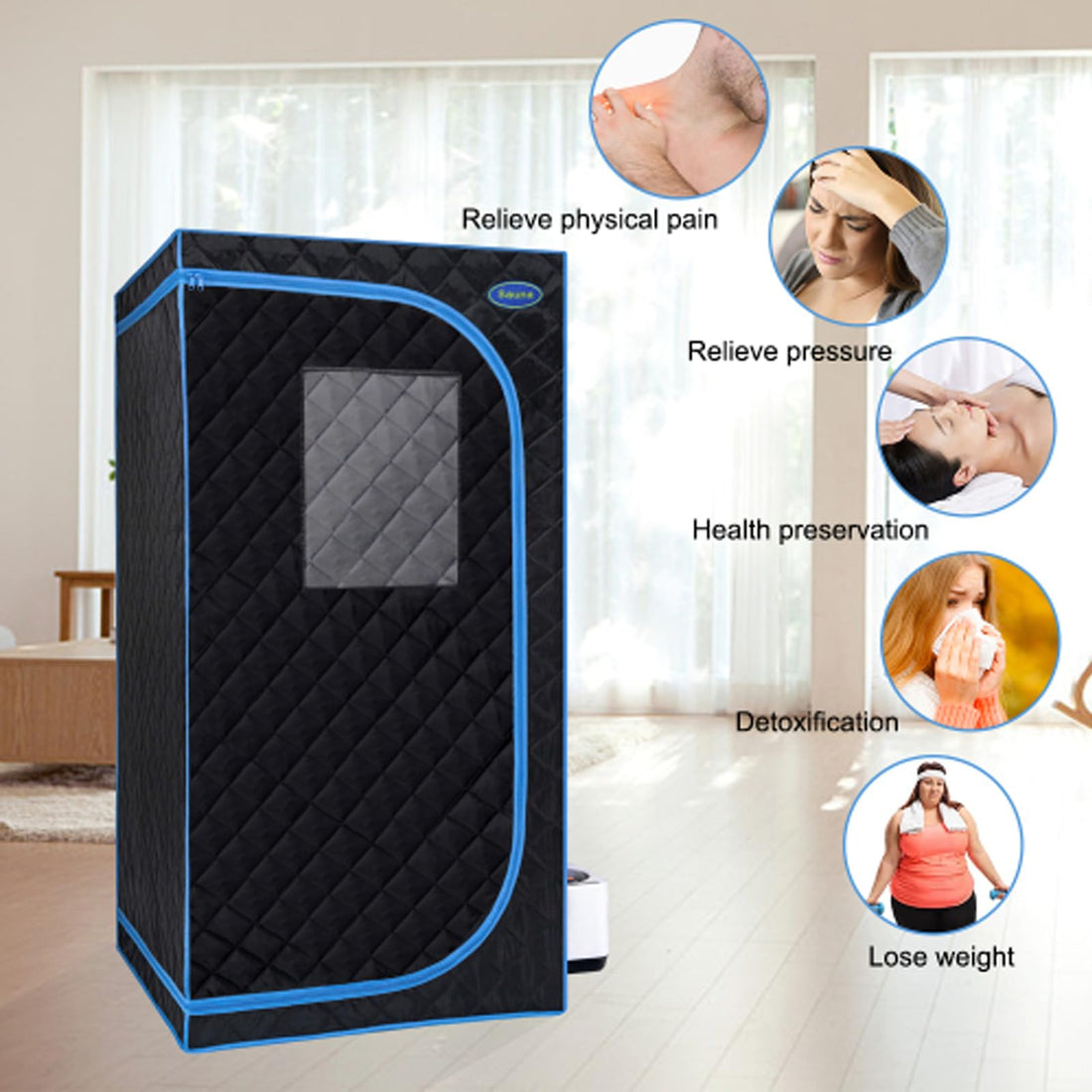 Home Sauna--Smart APP Control 2-3 Person Ultra Low EMF (0-5mG) Far Infrared Sauna for Home, 1520W Hemlock Wood Sauna Room with Bluetooth Speaker & Chromotherapy Lights, LCD Touch Panel, Constant Temperature Cover-TCoU Recommendations from Amazon Products
