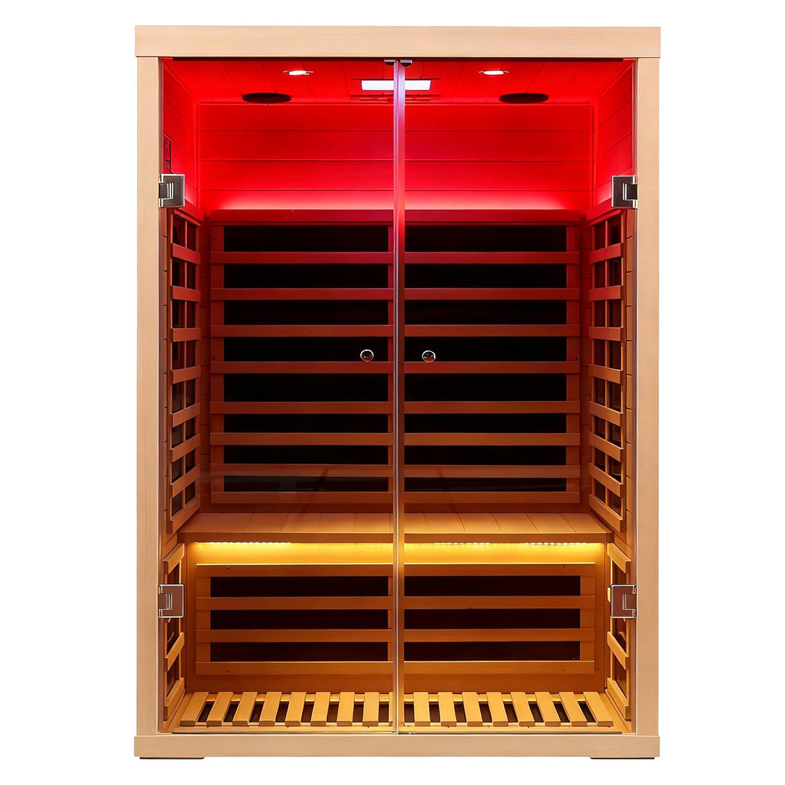Home Sauna--Smart APP Control 2-3 Person Ultra Low EMF (0-5mG) Far Infrared Sauna for Home, 1520W Hemlock Wood Sauna Room with Bluetooth Speaker & Chromotherapy Lights, LCD Touch Panel, Constant Temperature Cover-TCoU Recommendations from Amazon Products
