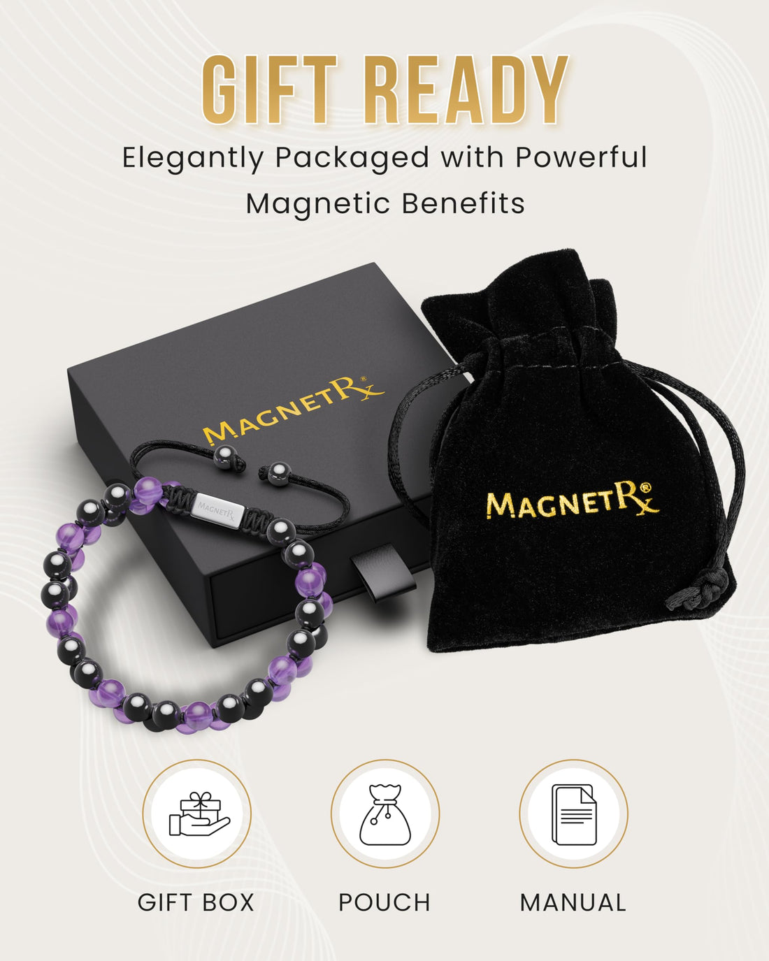 Copper Jewelry--MagnetRX® Magnetic Bracelets for Men & Women – MAX Strength Magnetic Hematite & Copper Bracelet with 8mm Solid Copper Beads (Double Copper), TCoU Recommendations from Amazon Products