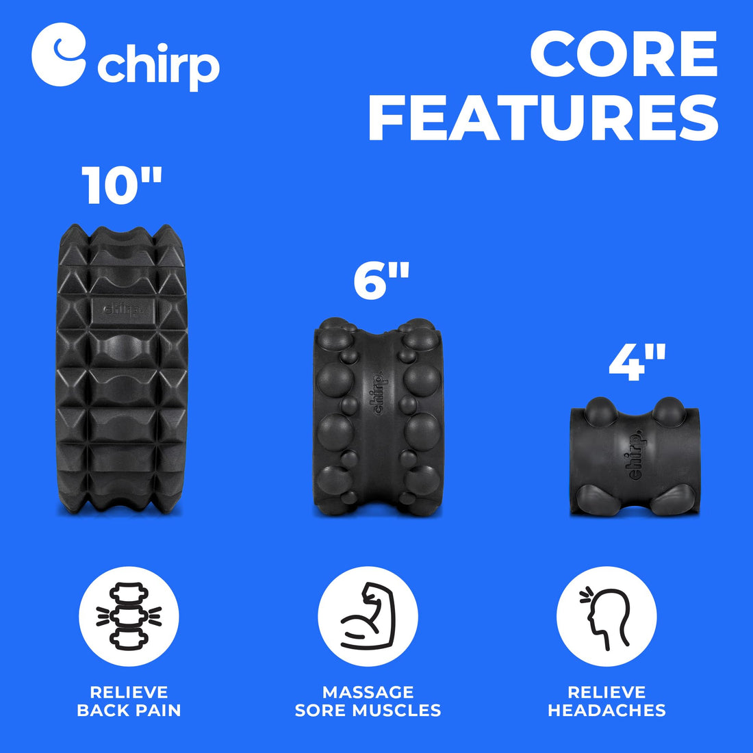 Neck Massager--Chirp Wheel XR Massage Roller for Neck & Headache Relief – Rejuvenate Body, Spinal Care & Tension Through Thumb Pressure Release, TCoU Recommendations from Amazon Prod