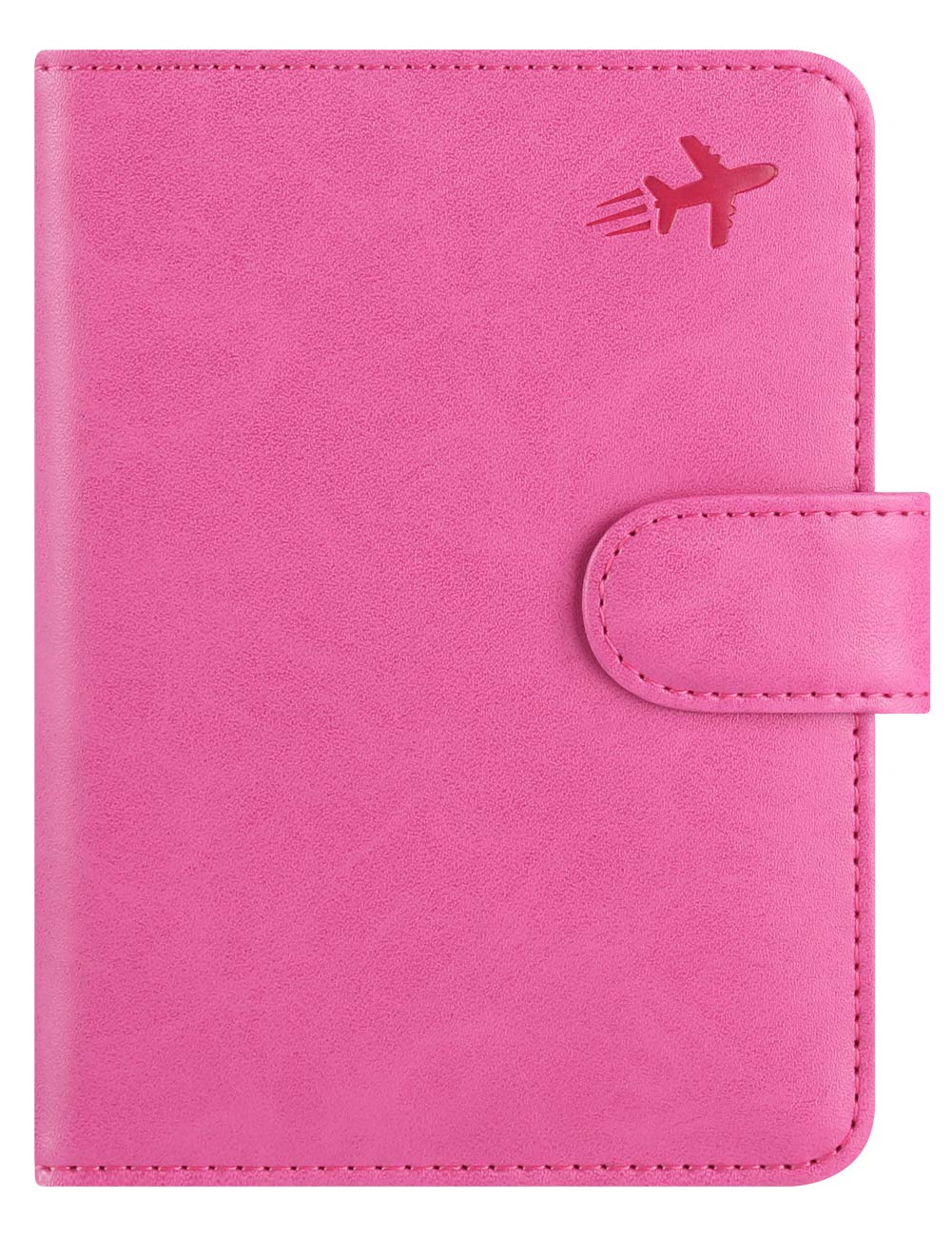 Passport Holder Cover Wallet RFID Blocking Leather Card Case Travel Accessories for Women Men (Pink)-TCoU Recommendations from Amazon Products