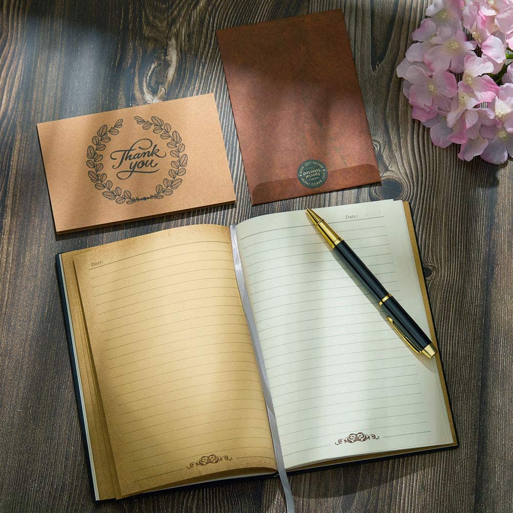 Journal Writing Embossed Leather Notebook - Antique Handmade Leather Daily Notepad Sketchbook, Travel Diary & Notebooks to Write in, Phoenix Gift For Men & Women, with Golden Classic Pen, (Bronze), TCoU Recommendations from Amazon Products
