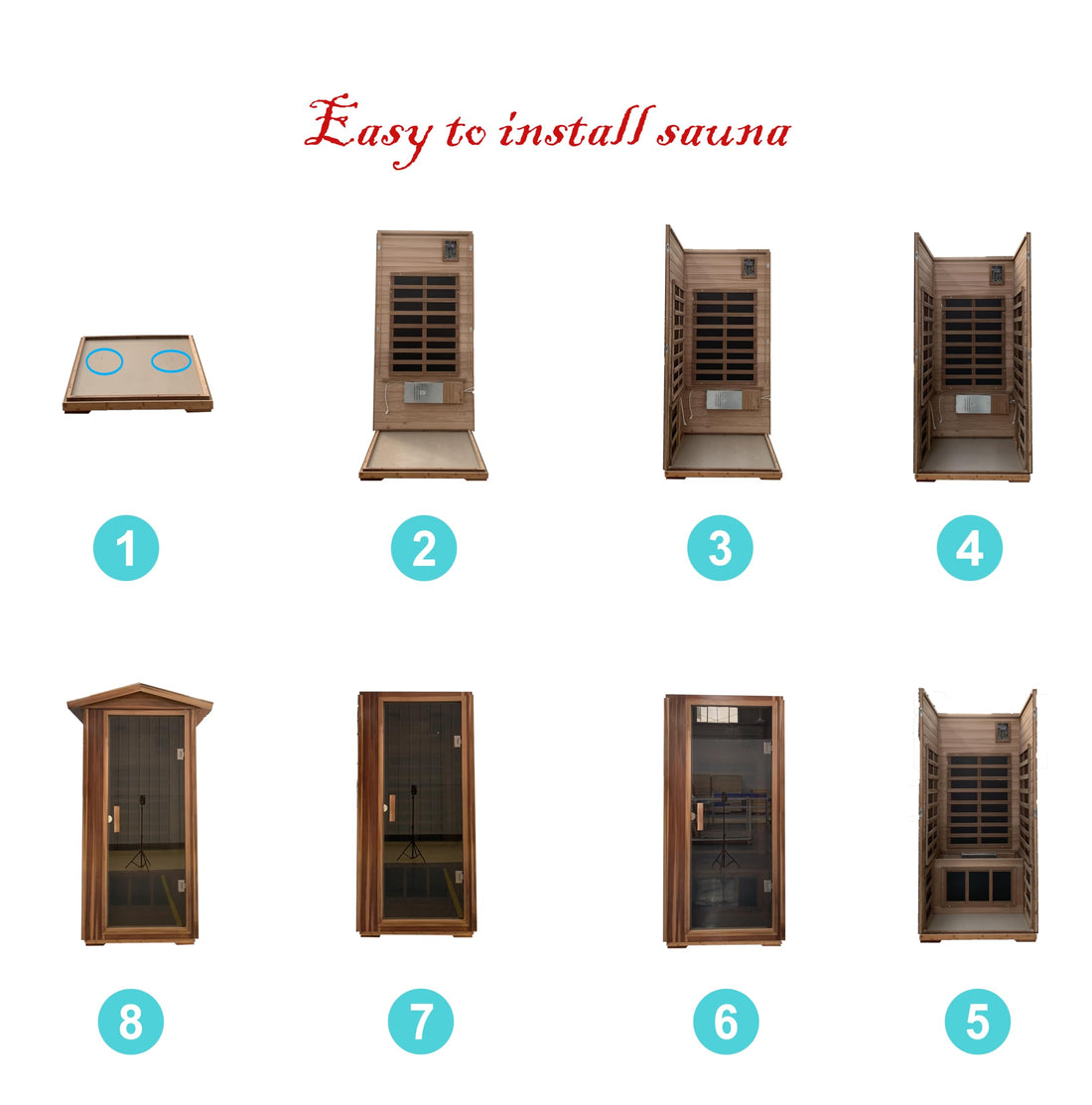 Home Sauna--Smart APP Control 2-3 Person Ultra Low EMF (0-5mG) Far Infrared Sauna for Home, 1520W Hemlock Wood Sauna Room with Bluetooth Speaker & Chromotherapy Lights, LCD Touch Panel, Constant Temperature Cover-TCoU Recommendations from Amazon Products