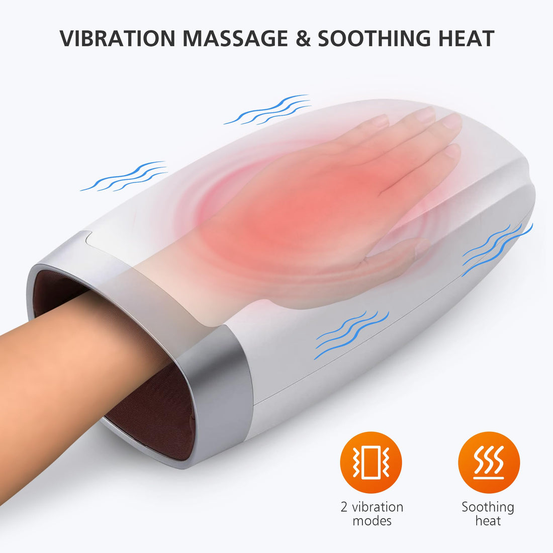 Hand Massager with Heat and Compression, Vibration, Cordless Hand Massager for Arthritis, Carpal Tunnel, Gifts for Women, Men, Mom (Black)-made by Snailax--TCoU Recommendations from Amazon Products