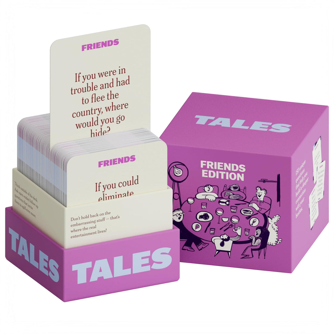 Party game--TALES 150 Life Story Interview Kit, Conversation Cards, for Grandparents, Parents, Families, Adults, Game Night, Road Trips, Dinner Table, Getting to Know You (New Edition), TCoU Recommendations from Amazon Products