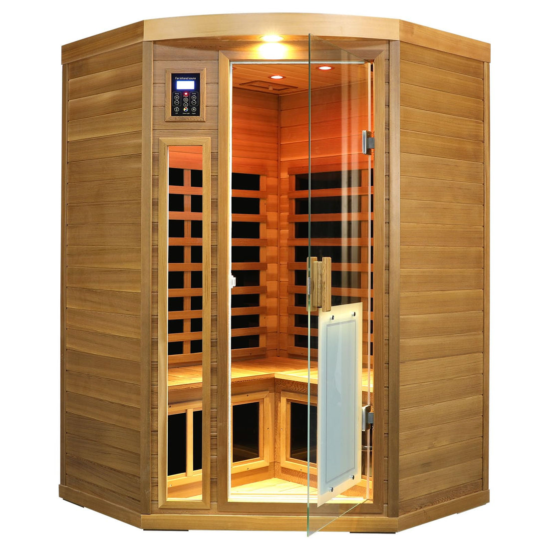 Home Sauna--Smart APP Control 2-3 Person Ultra Low EMF (0-5mG) Far Infrared Sauna for Home, 1520W Hemlock Wood Sauna Room with Bluetooth Speaker & Chromotherapy Lights, LCD Touch Panel, Constant Temperature Cover-TCoU Recommendations from Amazon Products