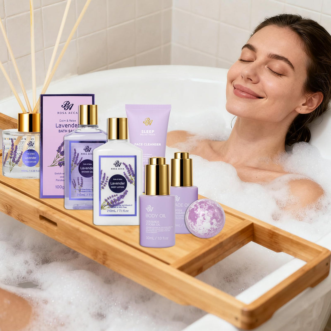 Gift Basket --35 Pcs Mothers Day - Gifts for Mom, Honey & Almond Bath & Body Gift Basket for Women, Face Skin Care Kit, Home Spa Basket Gift Set, Self-Care Gift Kit, Necklace, Birthday, Anniversary, Wife, TCoU Recommendations from Amazon Products
