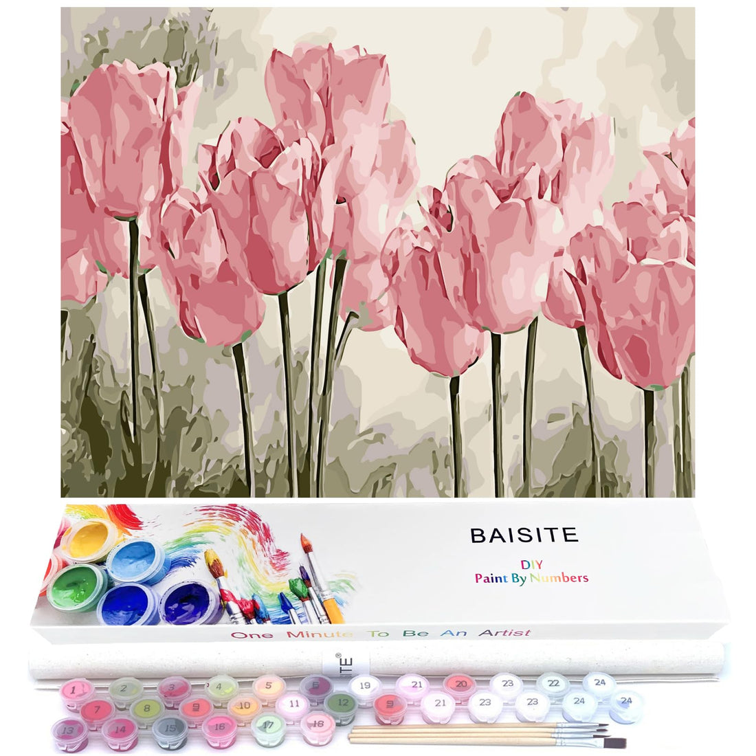 Paint by Numbers Kit for Adults,16" Lx20 W Canvas for Painting Kits for Adults in Colorful Box-Breathtaking Colorful Scenery 8481-Already Stretched on a Wooden Frame, TCoU Recommendations from Amazon Products