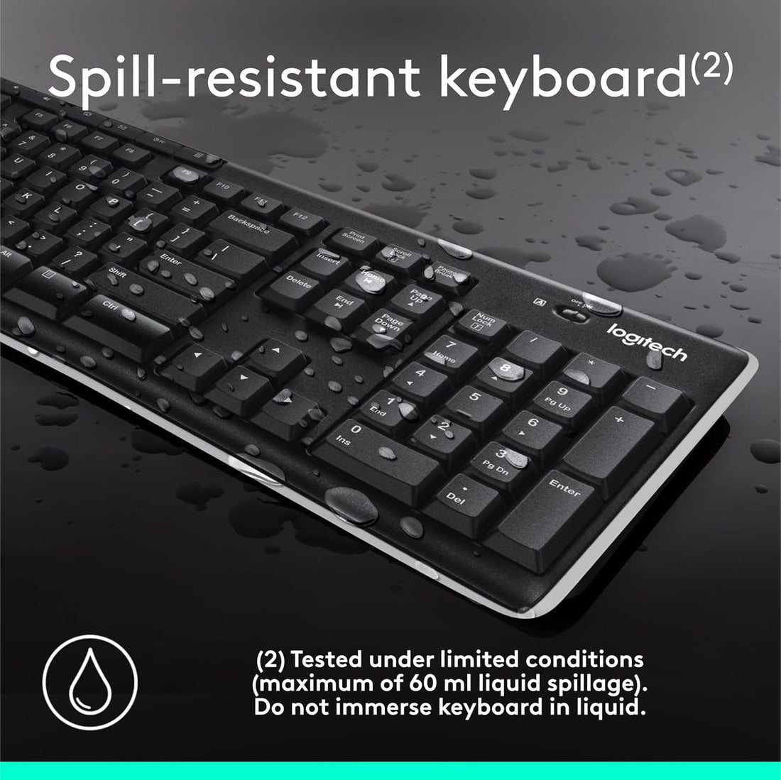XX-Shop Amazon Products-TCoU affiliate--Logitech MK270 Full Size Wireless Keyboard and Mouse Combo - Black