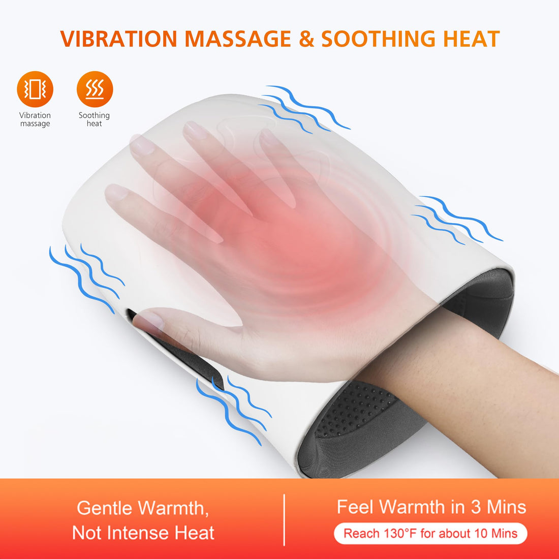 Hand Massager with Heat and Compression, Vibration, Cordless Hand Massager for Arthritis, Carpal Tunnel, Gifts for Women, Men, Mom (Black)-made by Snailax--TCoU Recommendations from Amazon Products