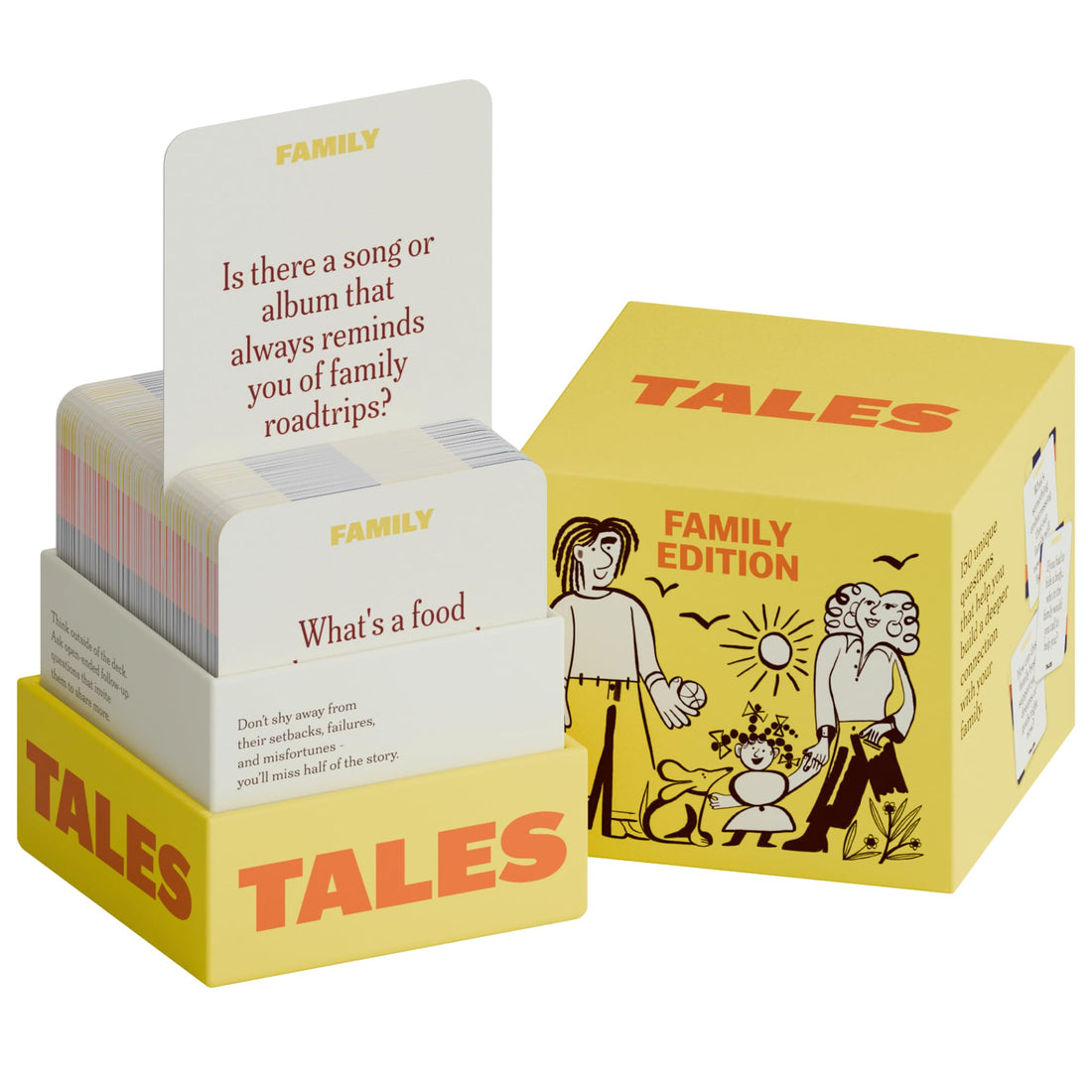 Party game--TALES 150 Life Story Interview Kit, Conversation Cards, for Grandparents, Parents, Families, Adults, Game Night, Road Trips, Dinner Table, Getting to Know You (New Edition), TCoU Recommendations from Amazon Products