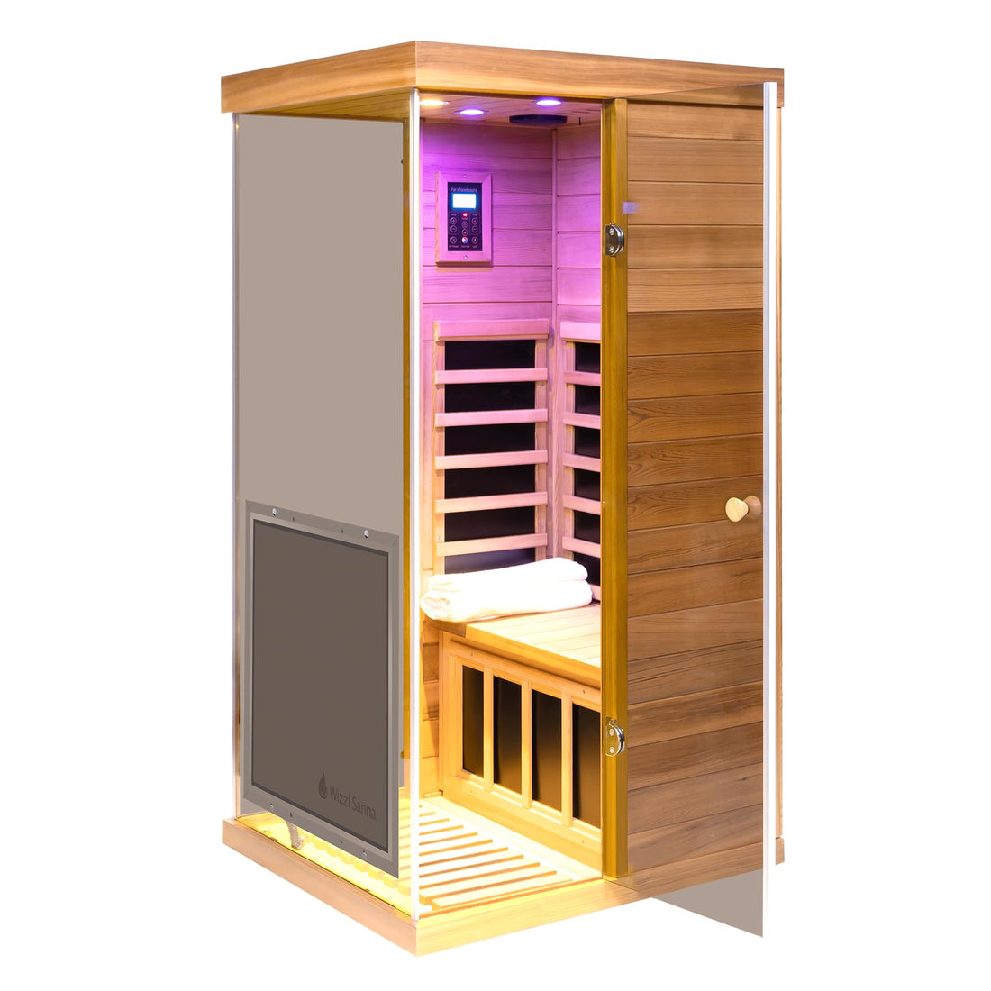 Home Sauna--Smart APP Control 2-3 Person Ultra Low EMF (0-5mG) Far Infrared Sauna for Home, 1520W Hemlock Wood Sauna Room with Bluetooth Speaker & Chromotherapy Lights, LCD Touch Panel, Constant Temperature Cover-TCoU Recommendations from Amazon Products