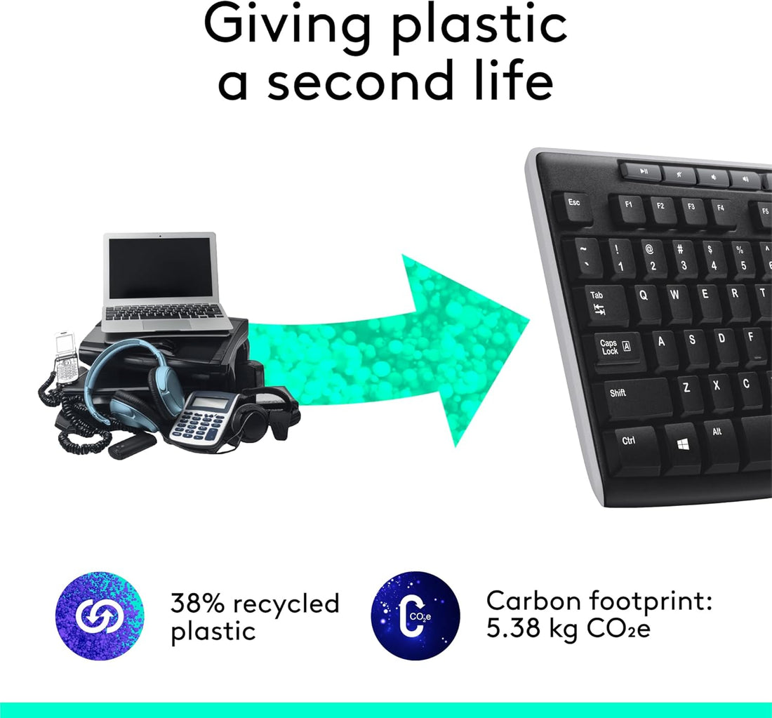 XX-Shop Amazon Products-TCoU affiliate--Logitech MK270 Full Size Wireless Keyboard and Mouse Combo - Black