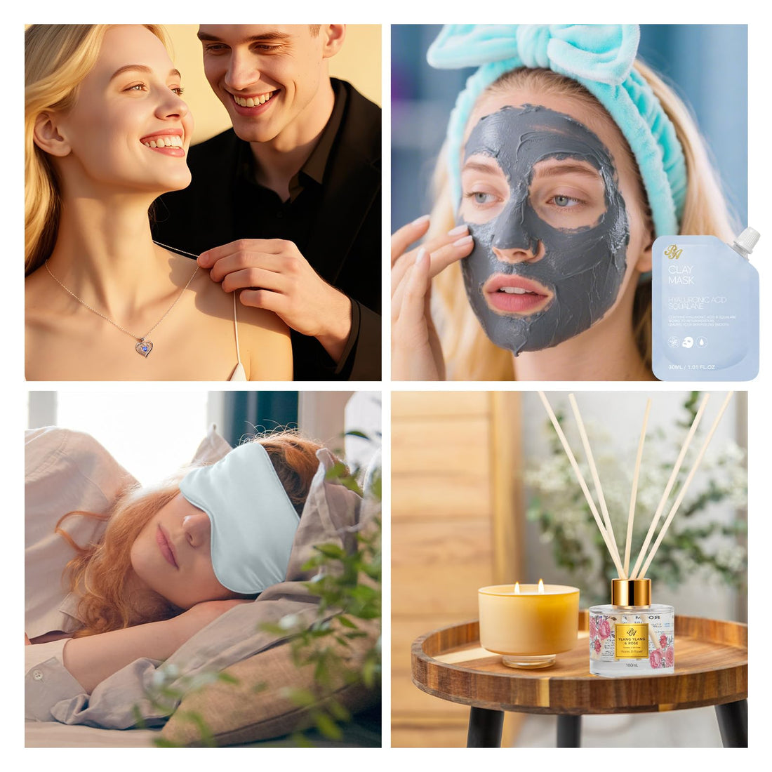 Gift Basket --35 Pcs Mothers Day - Gifts for Mom, Honey & Almond Bath & Body Gift Basket for Women, Face Skin Care Kit, Home Spa Basket Gift Set, Self-Care Gift Kit, Necklace, Birthday, Anniversary, Wife, TCoU Recommendations from Amazon Products