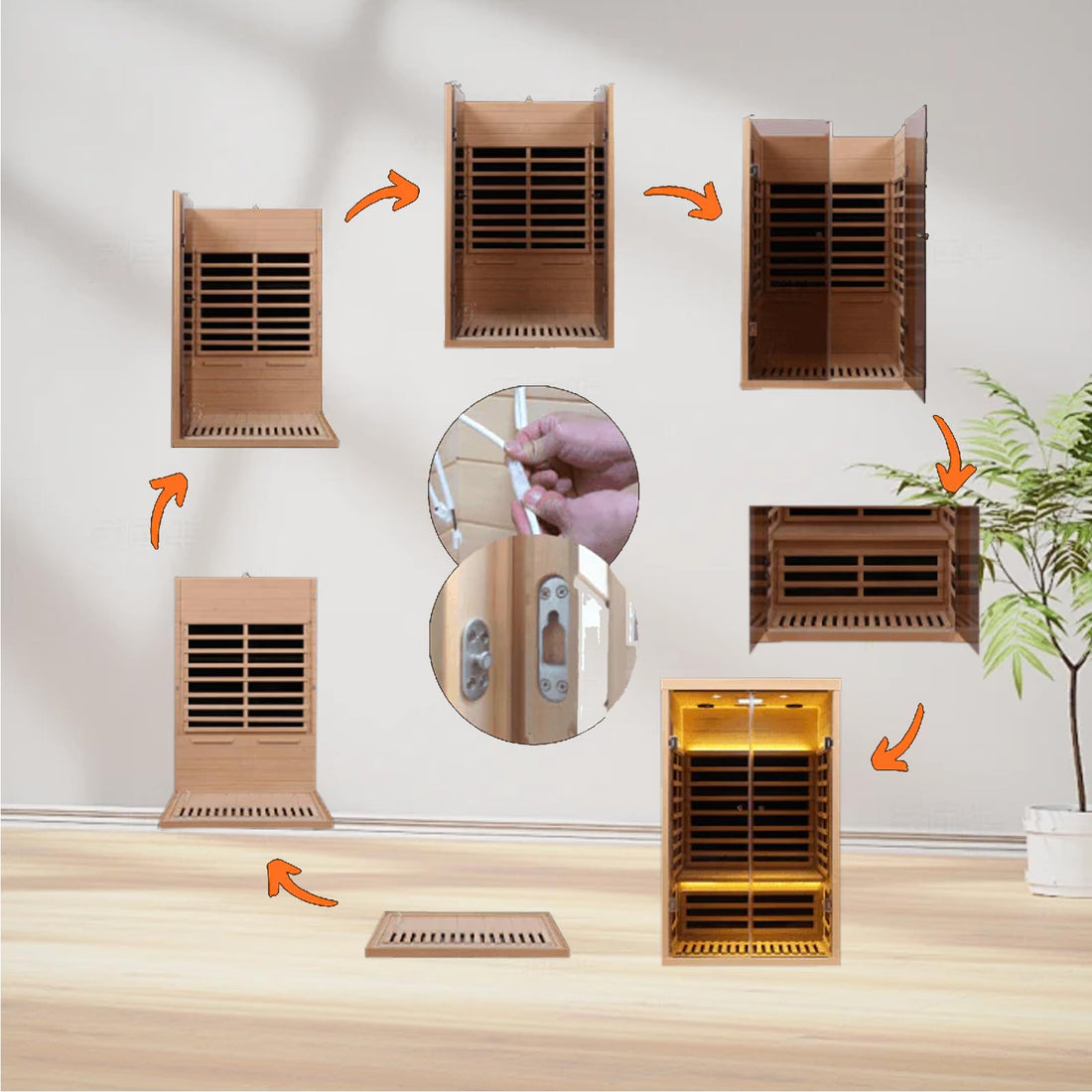 Home Sauna--Smart APP Control 2-3 Person Ultra Low EMF (0-5mG) Far Infrared Sauna for Home, 1520W Hemlock Wood Sauna Room with Bluetooth Speaker & Chromotherapy Lights, LCD Touch Panel, Constant Temperature Cover-TCoU Recommendations from Amazon Products