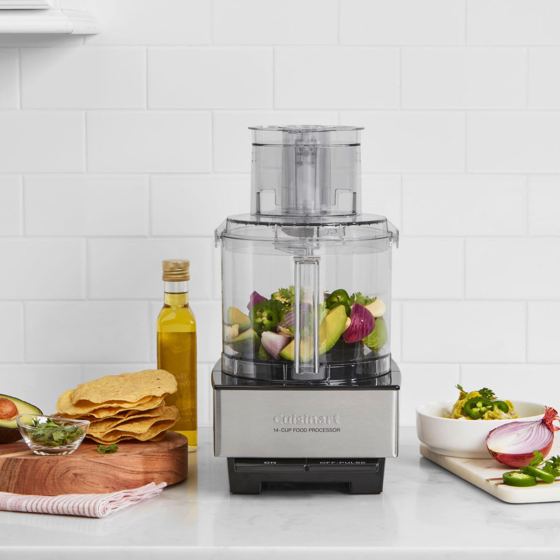 Cuisinart Food Processor, 14-Cup Vegetable Food Chopper for Mincing, Dicing, Shredding, Puree & Kneading Dough, 720-Watt Motor, Stainless Steel, DFP-14BCNY,TCoU Recommendations from Amazon Products